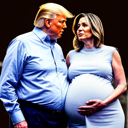 pregnant biden and a trump
