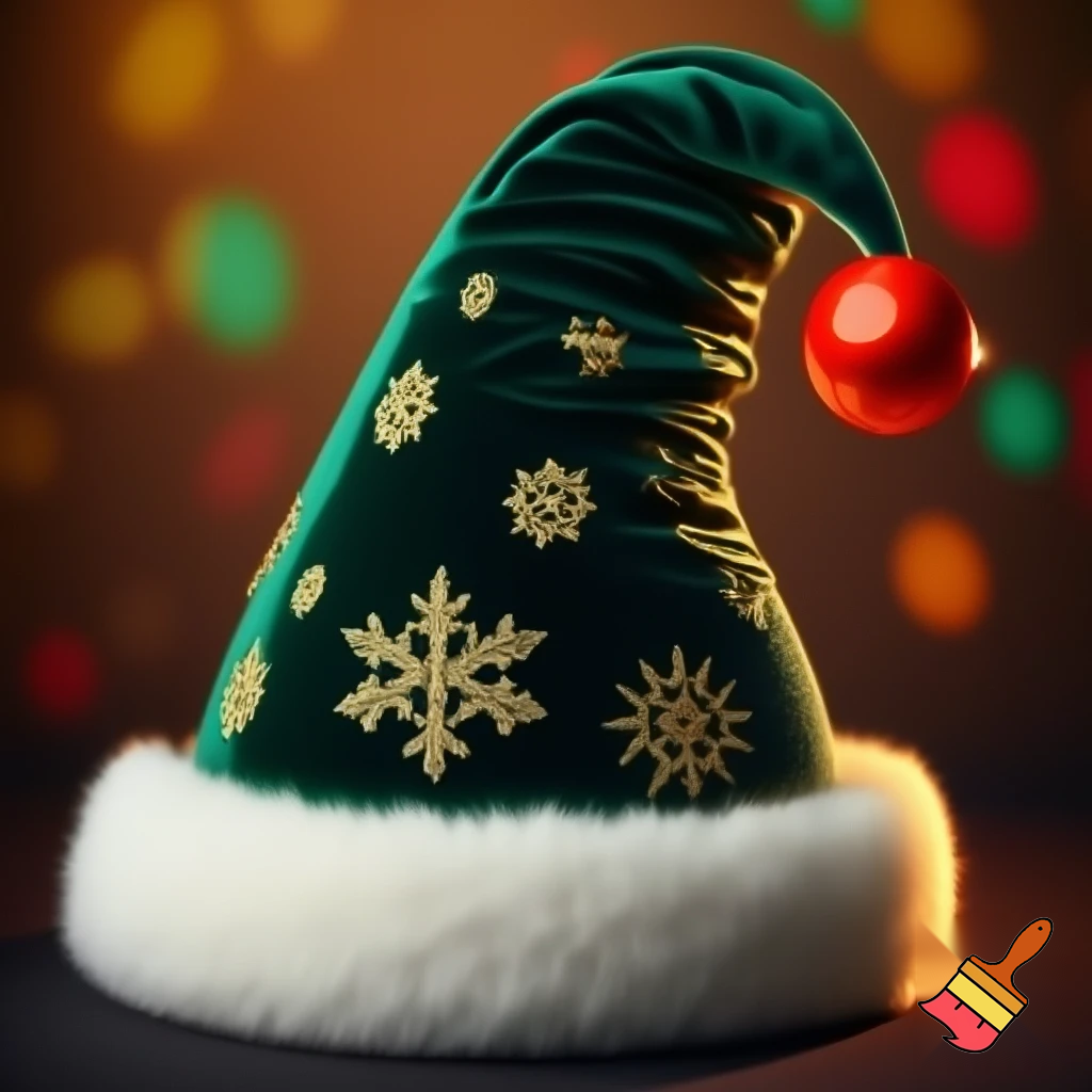 Christmas wizard hat