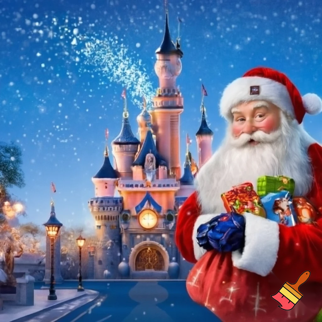 Paris Disney Santa Claus, Paris Disneyland