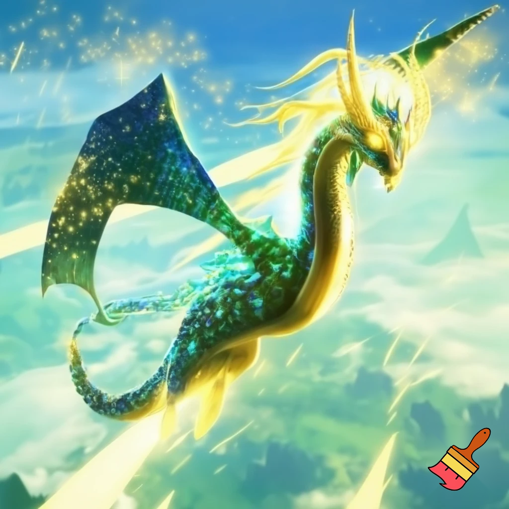 make a cool picture of farosh the dragon for the legend of Zelda Breath if the wild