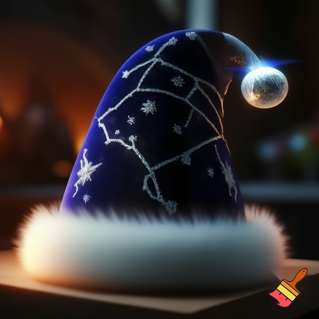 A wizard Christmas hat