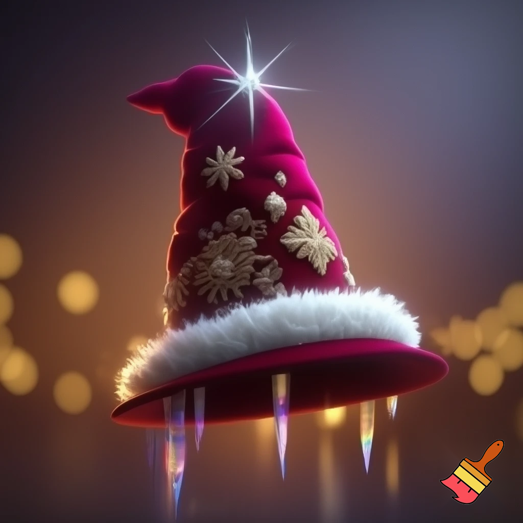 Christmas wizard hat
