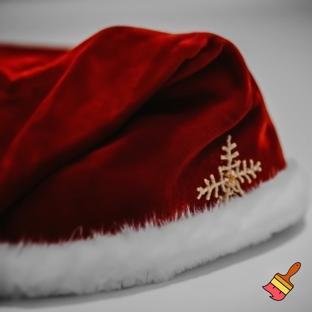 Christmas Santa Claus velvet hat delicate special delicate hat