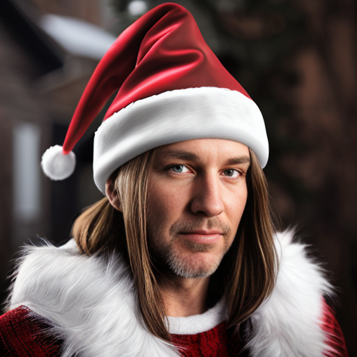 Christmas wizard hat