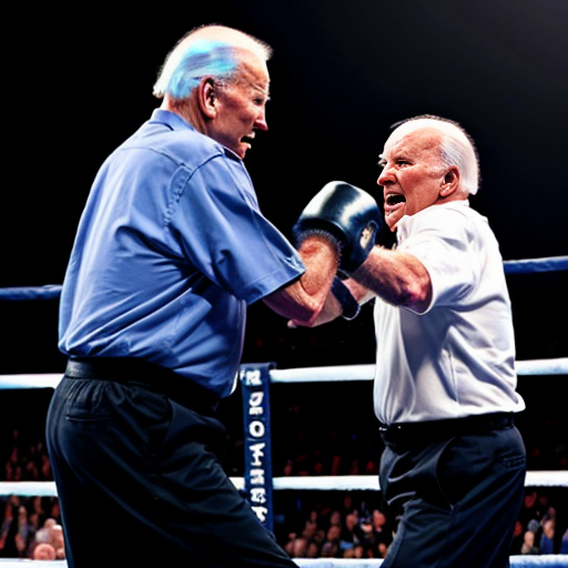 joe biden fighting the old man make it like a comic fight ( keep the old man and joe biden real tho)



