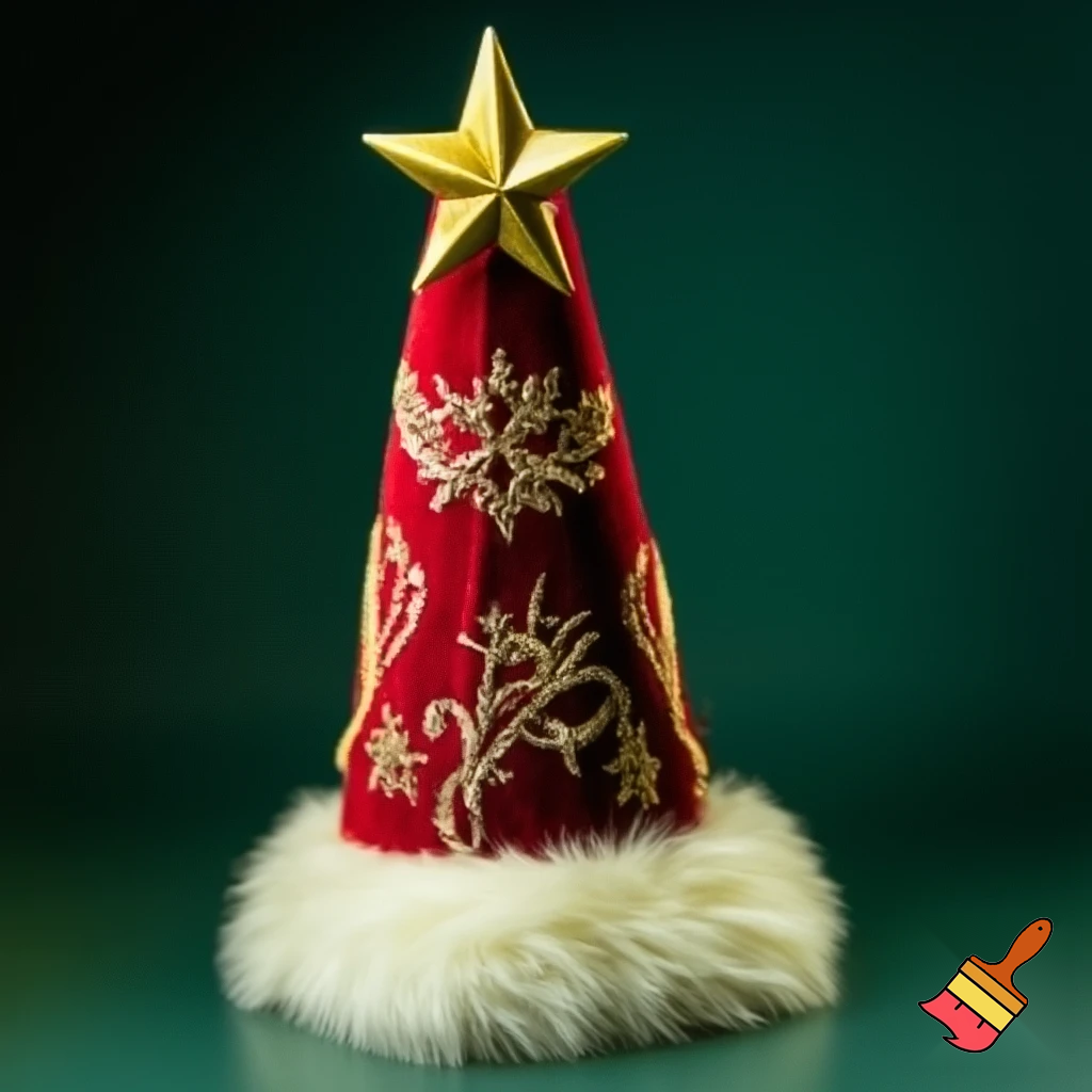 Christmas wizard hat