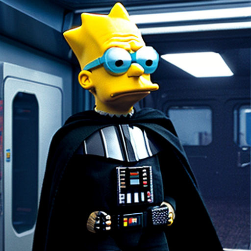 Bart Simpson darth vader offit
