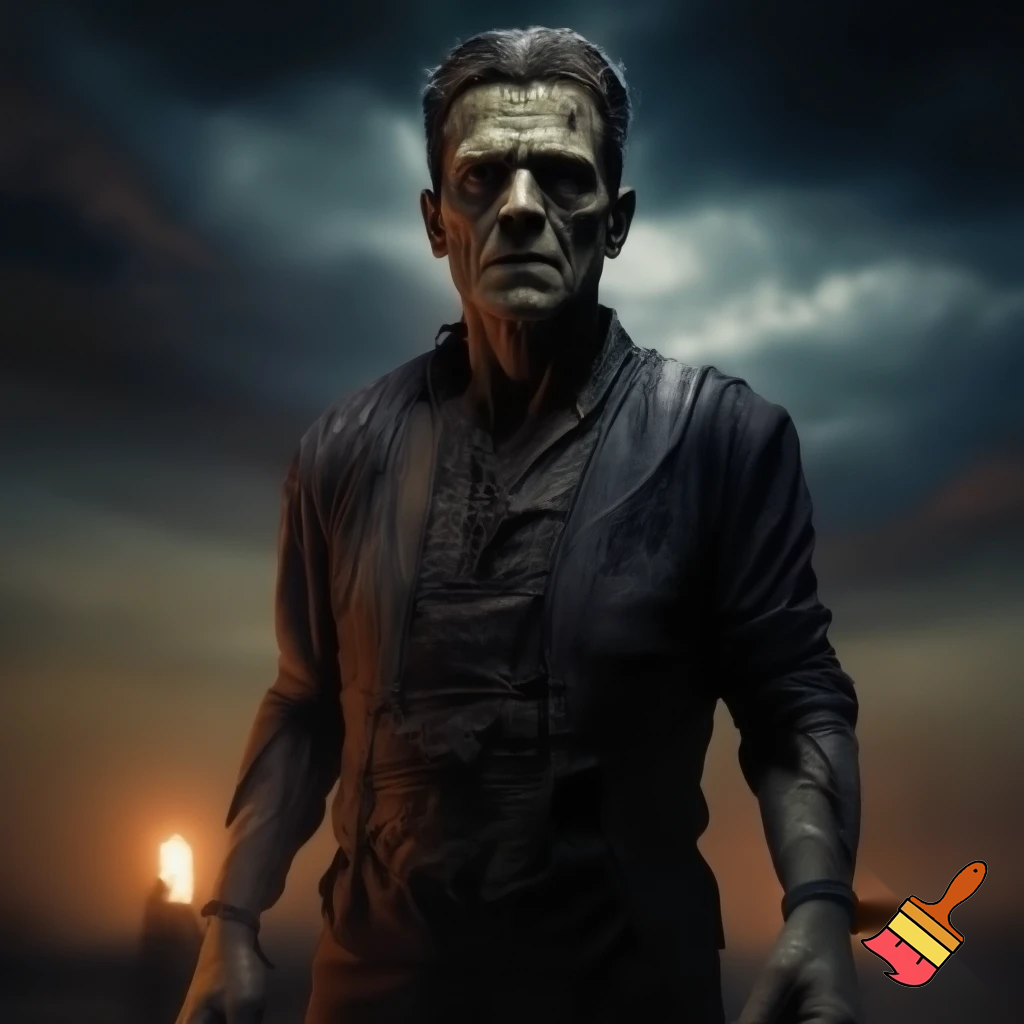 A lore acurate photo of Frankenstein