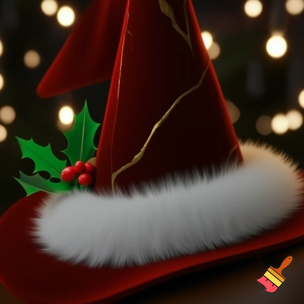 Christmas wizard hat
