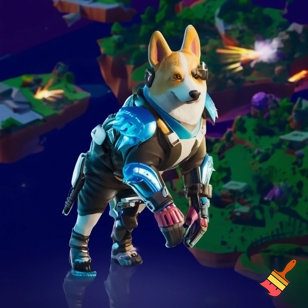 A new Fortnite character about the most random dog breed