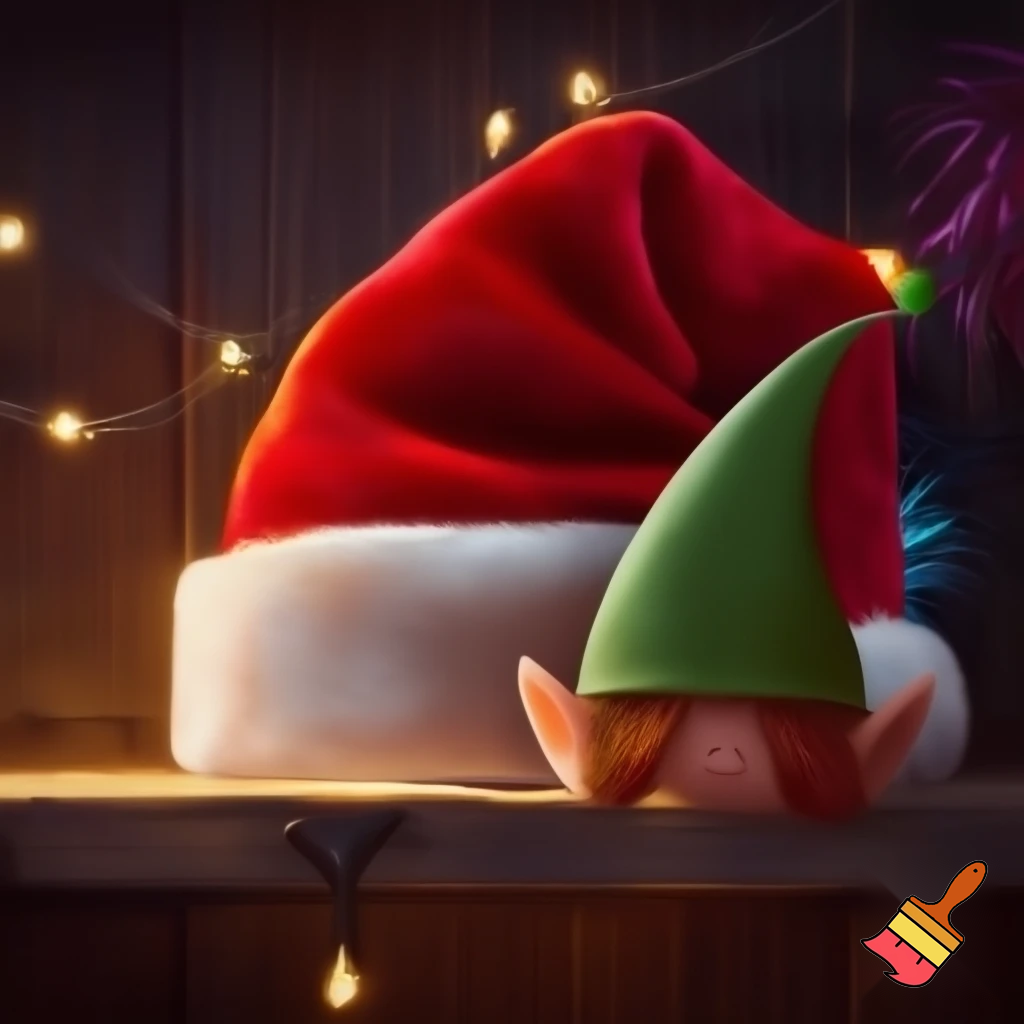 Send a Santa Claus hat over on the shelf hat velvet Alfie elf hat