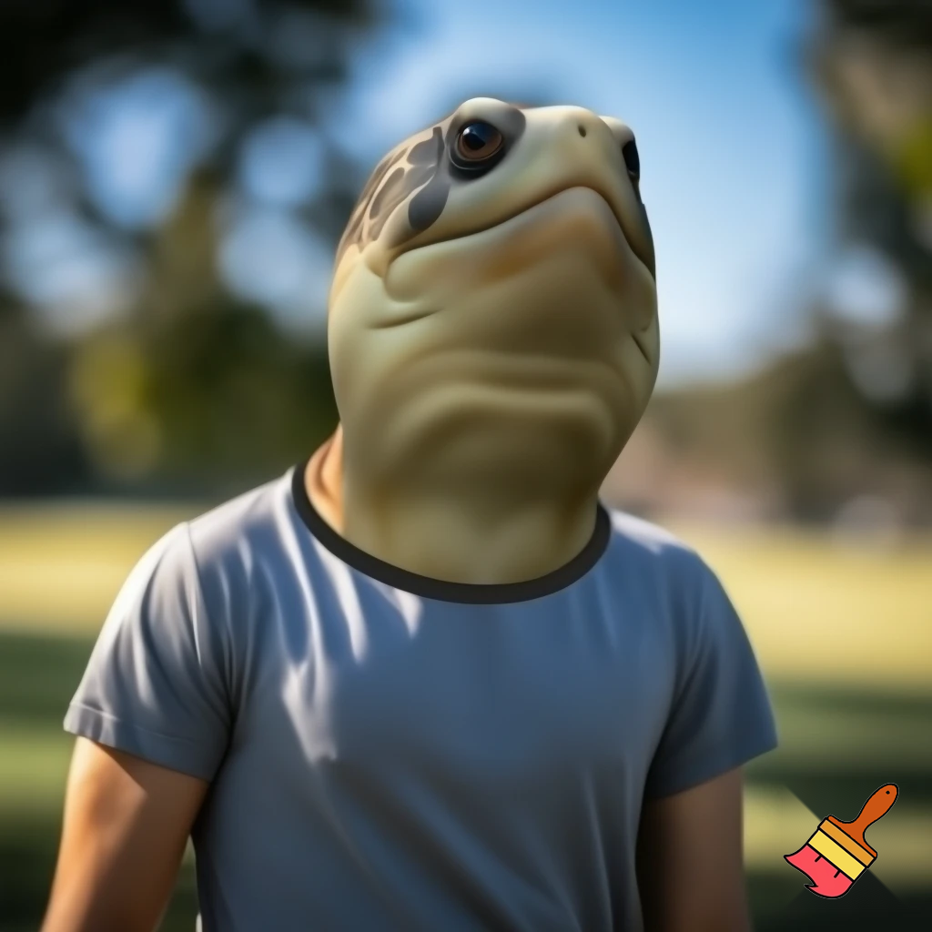 my friend named cohen wants to be a long neck turtle, can you do that for him please?