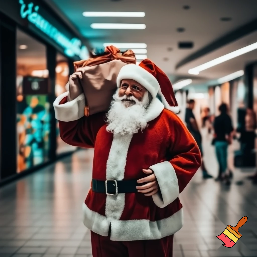 Santa Claus at Cranbourne shopping Centre