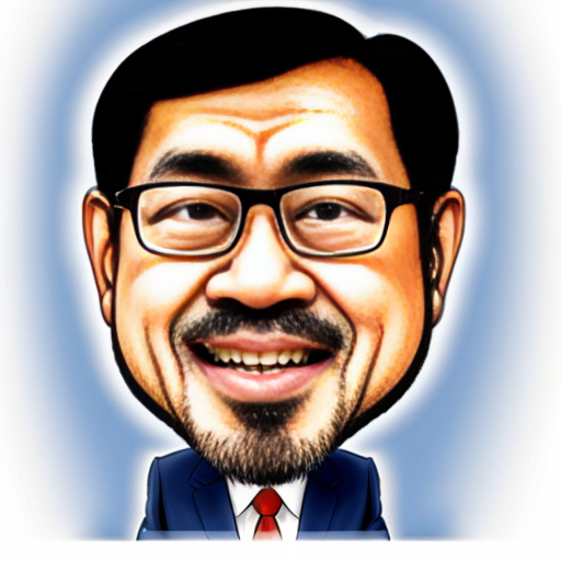 Caricature Anwar Ibrahim 