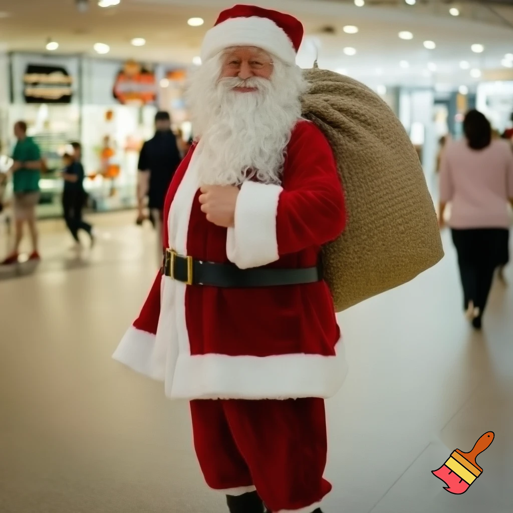 Santa Claus at Cranbourne shopping Centre