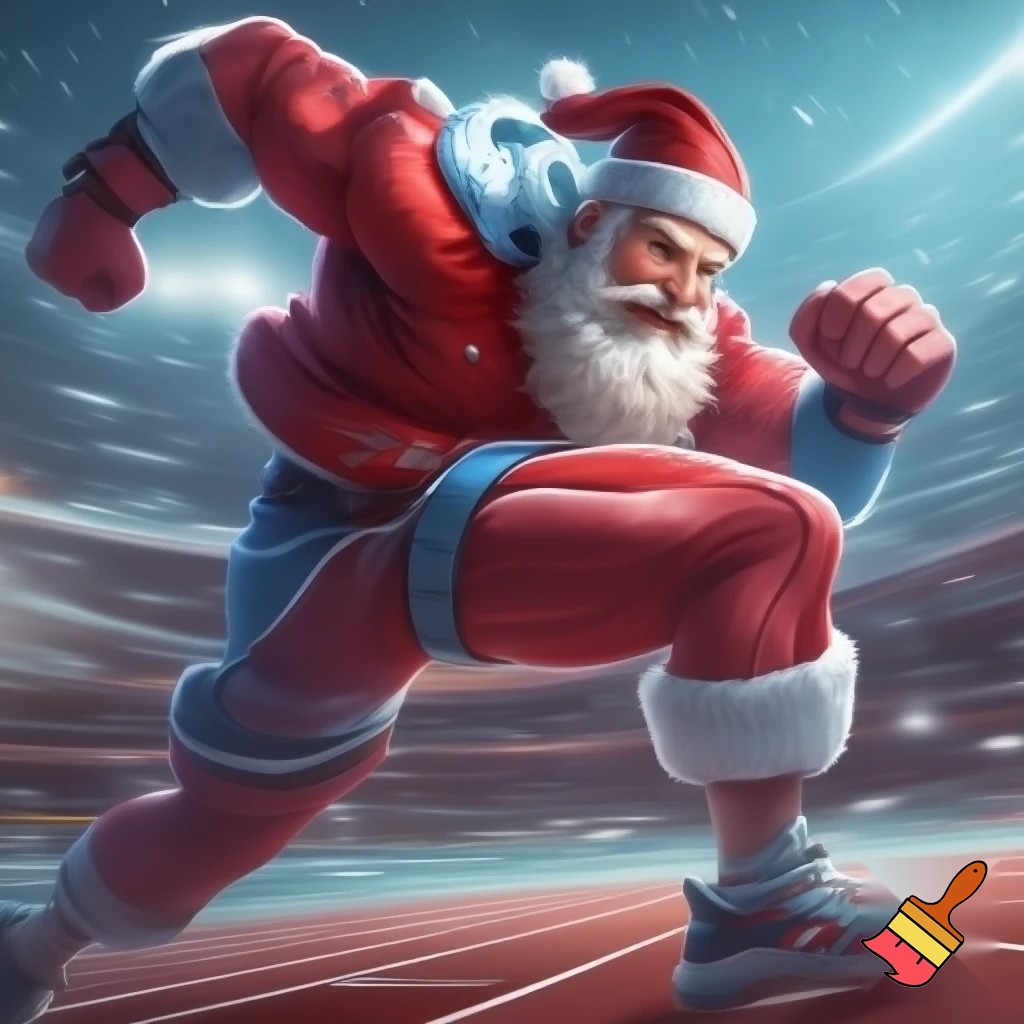 Père-Noël sportif