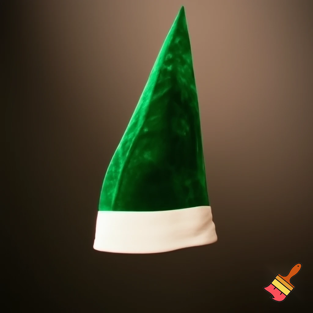 A wizard hat Christmas one velvet Santa hat