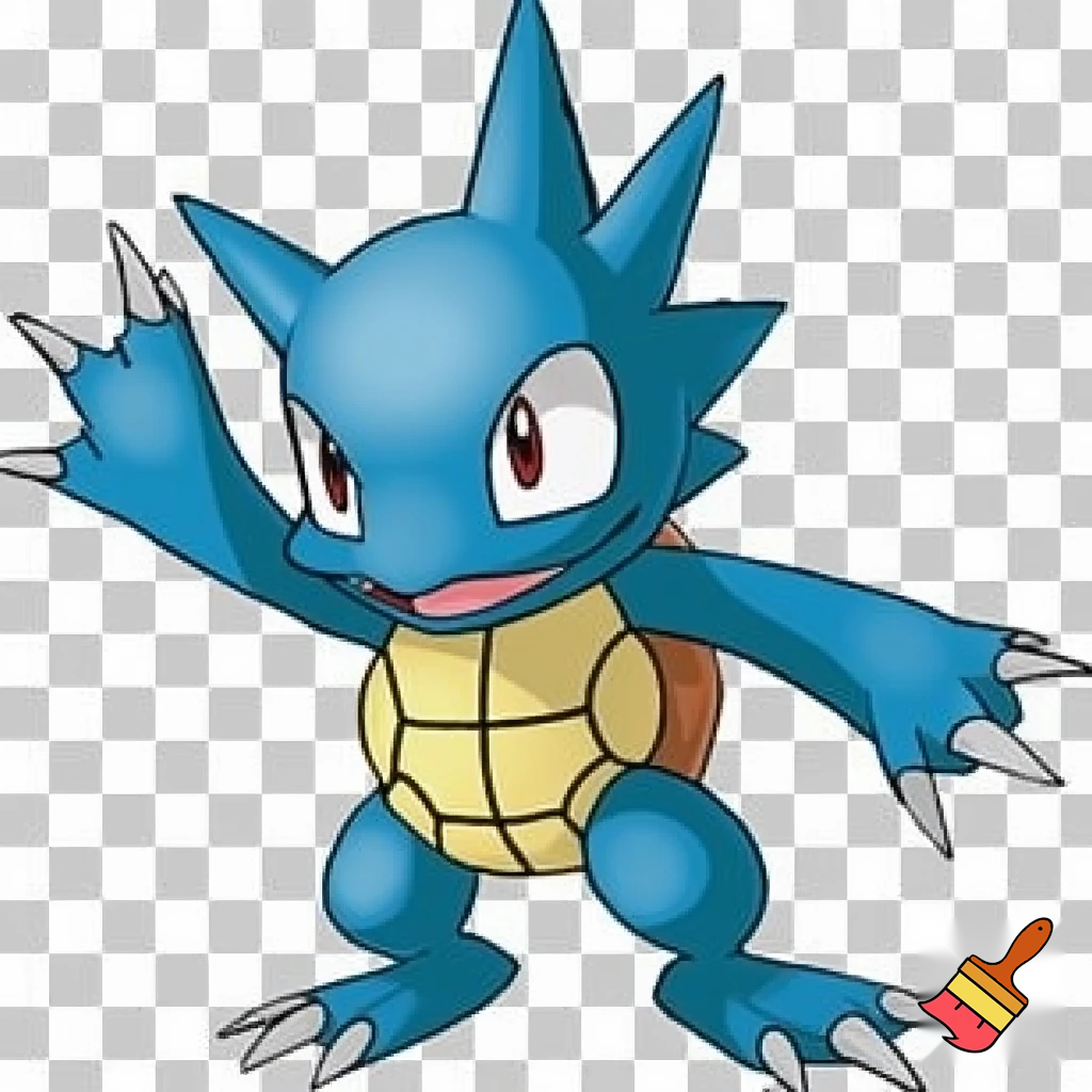 blue rookie level sonic agumon digimon squirtle pokemon fusion