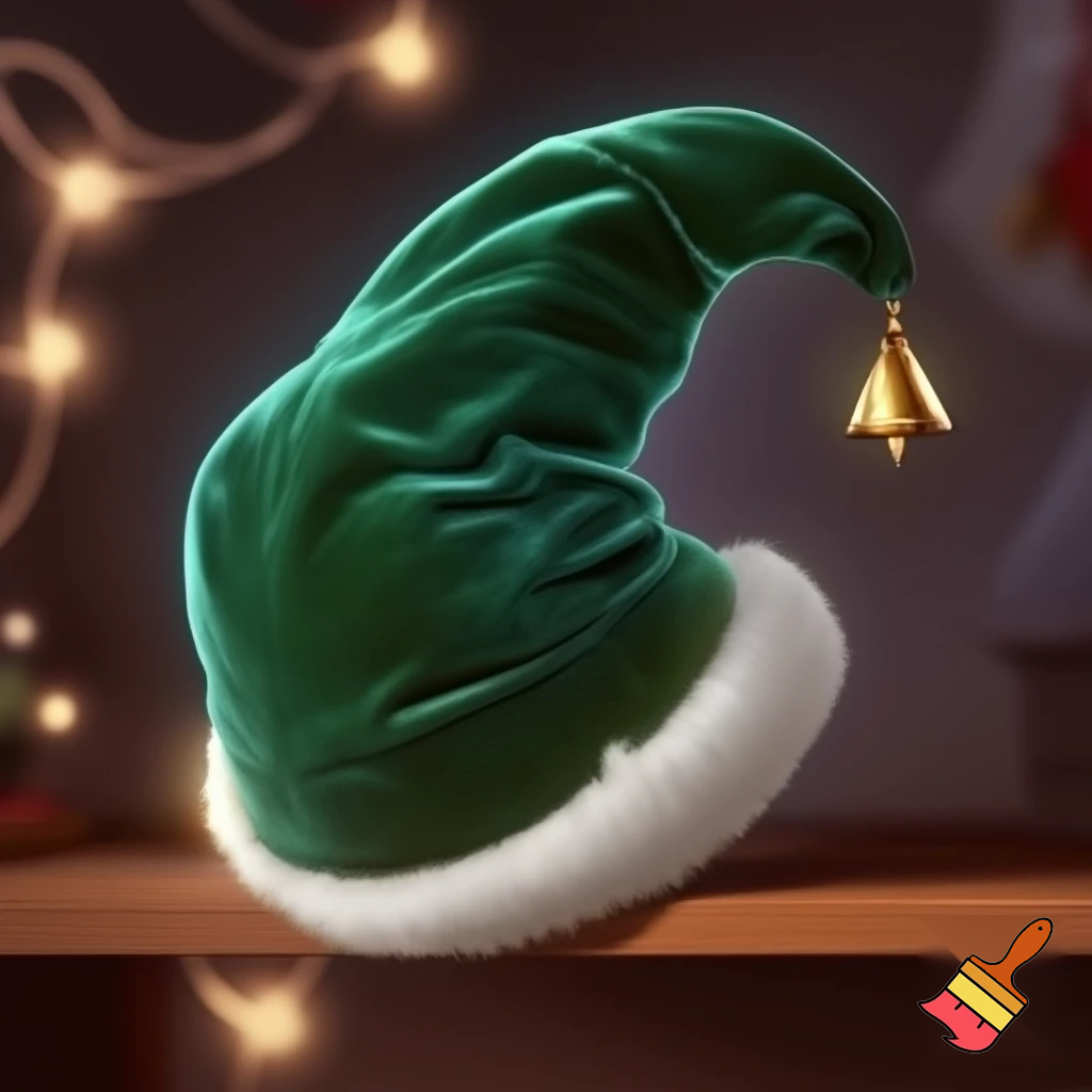 Christmas hat velvet elf on the shelf hat