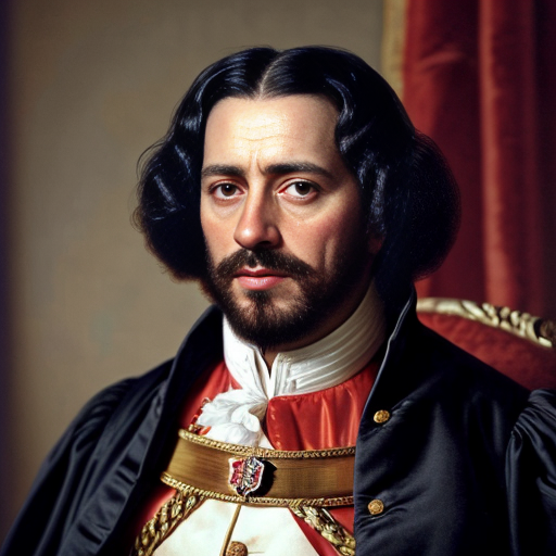 make king charles as a gangsta with really long red nails