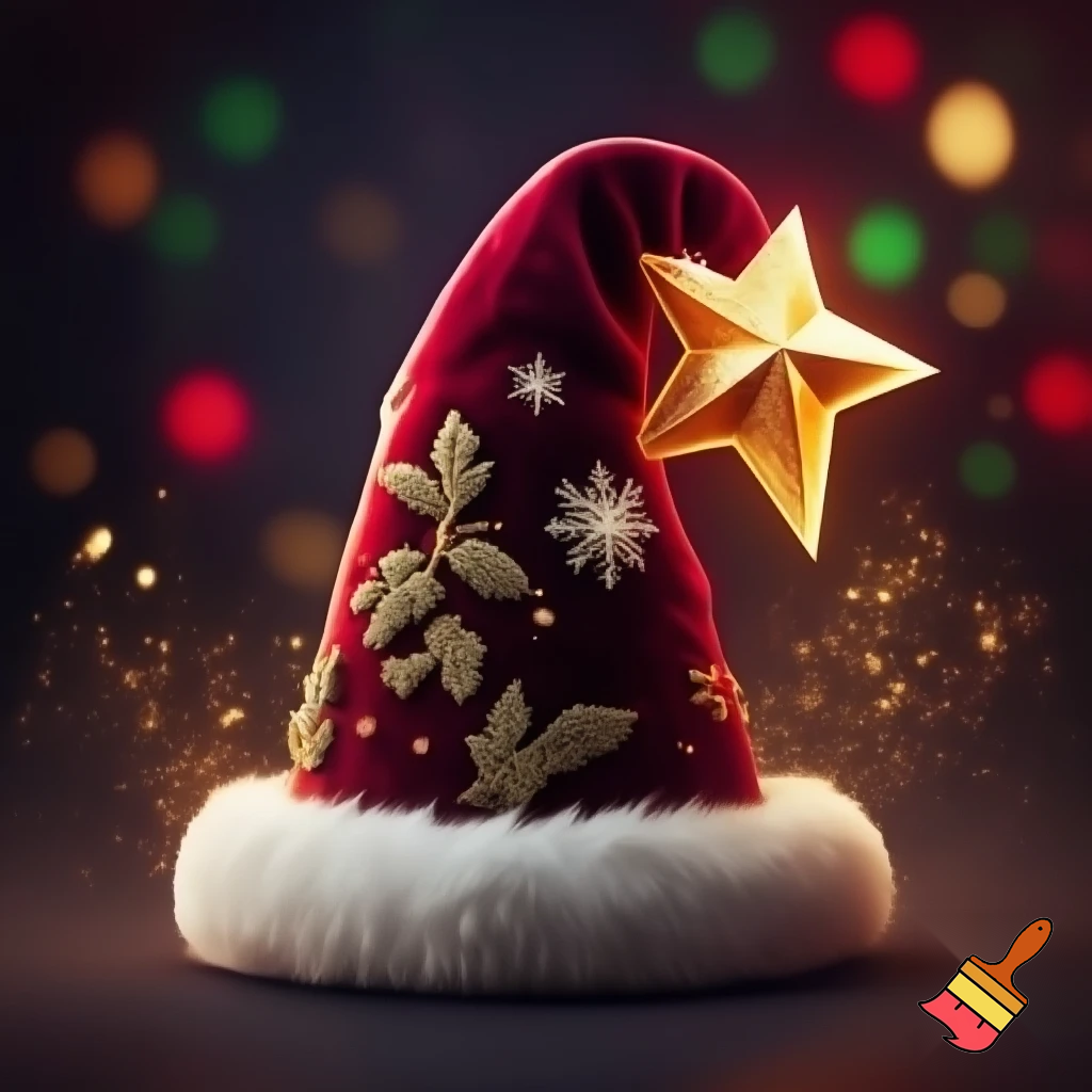 Christmas wizard hat