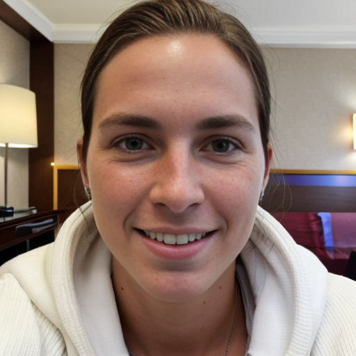 Goretzka and Vanessa at the hotel 