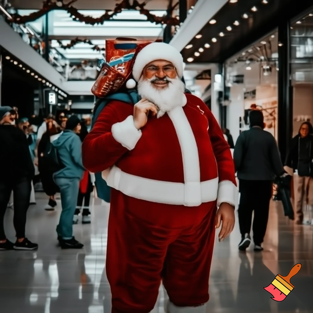 Santa Claus at Cranbourne shopping Centre
