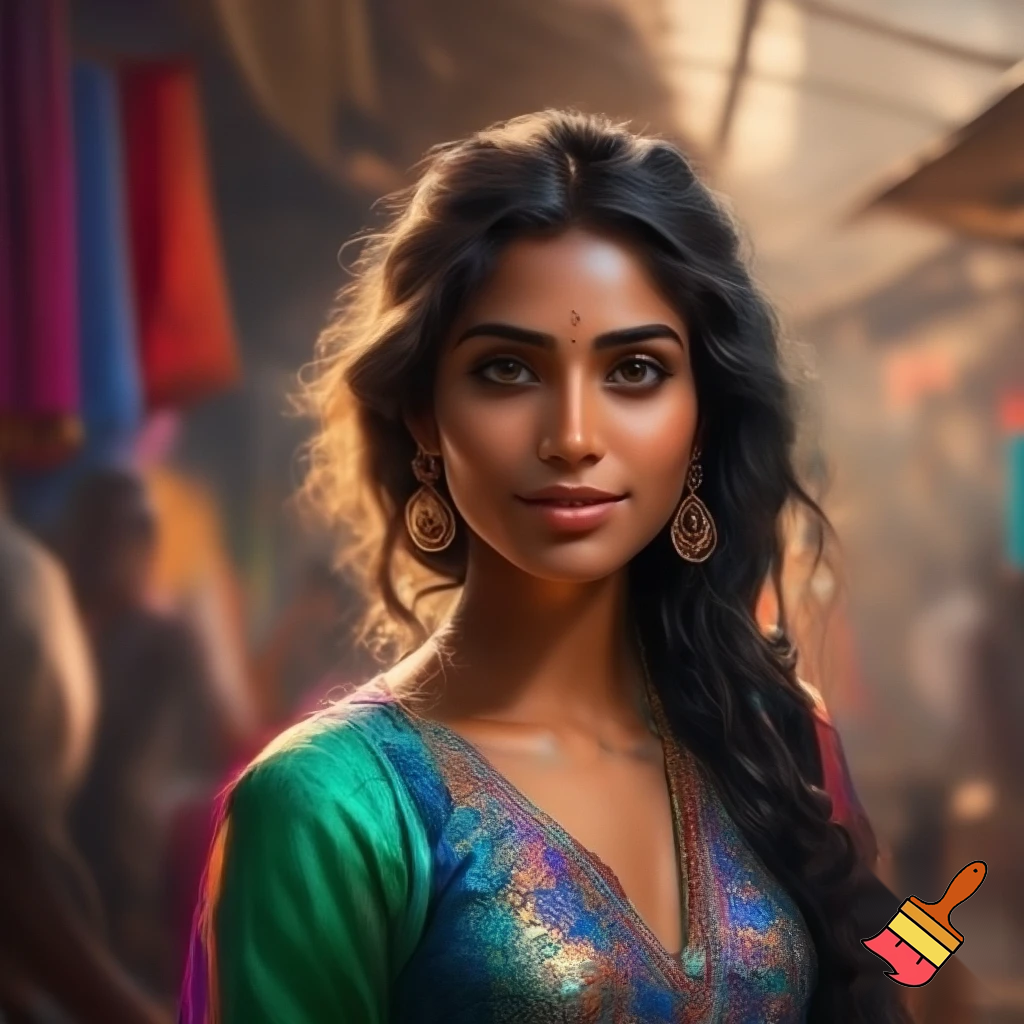 Make a hot Indian girl