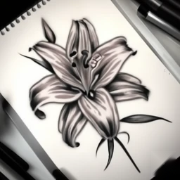 may birth flower tattoo