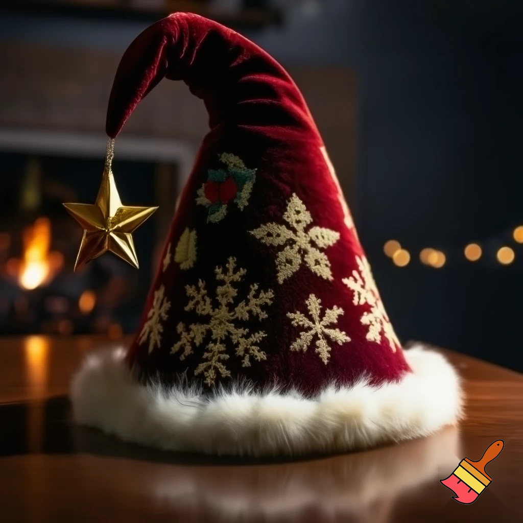 Christmas wizard hat