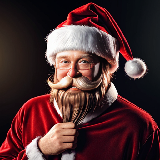 Santa Claus video Santa Claus hat