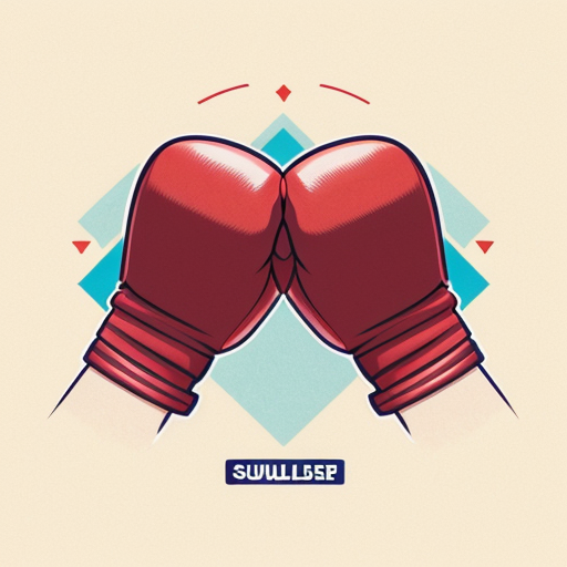 Editorial illustration in the style of official Unmatched board game card art, dynamic comic book style, rough pencil sketch texture, limited muted color palette with bold red accents only on the boxing glove, intense halftone shading -- A dynamic low-angle shot of a bright red boxing glove driving a devastating uppercut from the bottom of the frame straight upward into the chin of a completely black featureless humanoid shadow figure with no clothes, no facial features, no details, just a pure solid black silhouette, the red glove connecting hard under the shadow's jaw from below, the silhouette's head snapping violently backward and upward, arms flung limp, body lifting slightly off the ground from the force, impact burst lines radiating upward from the point of contact, Muhammad Ali's forearm and red glove entering from the bottom edge, white background with vertical speed lines shooting bottom to top, small sweat droplets flying upward, cel-shaded ink drawing, graphic novel cover feel, crushing rising power --ar 2:3 --stylize 250 --niji 6