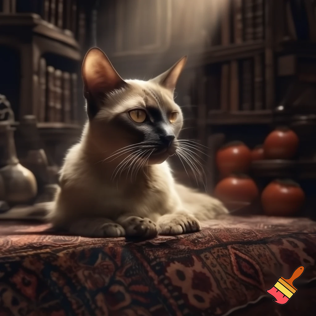 Cat old ai style