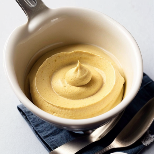 perfect custard powder with a white background