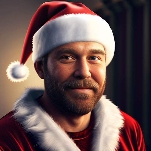 Christmas Santa Claus hat velvet