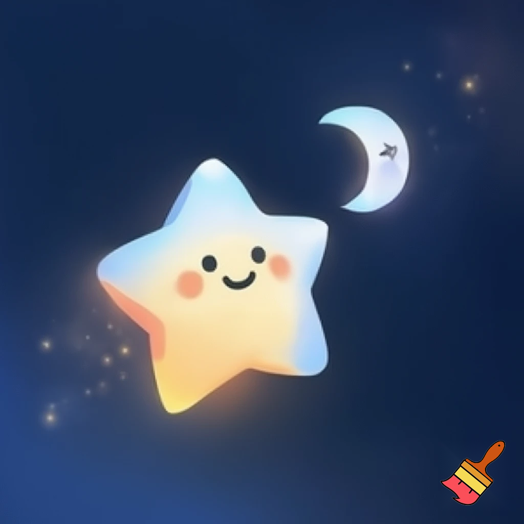 Star and the moon cartoon