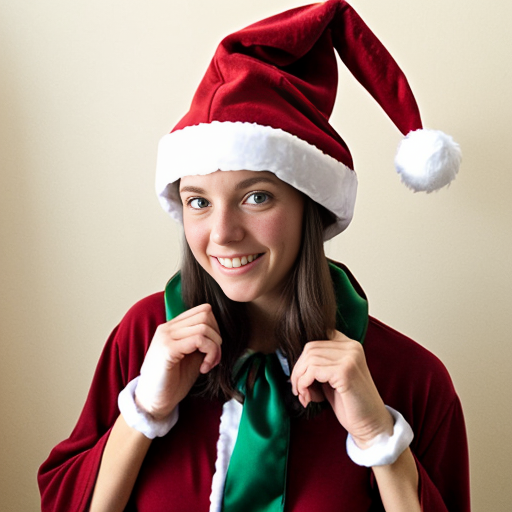 Christmas wizard hat costume