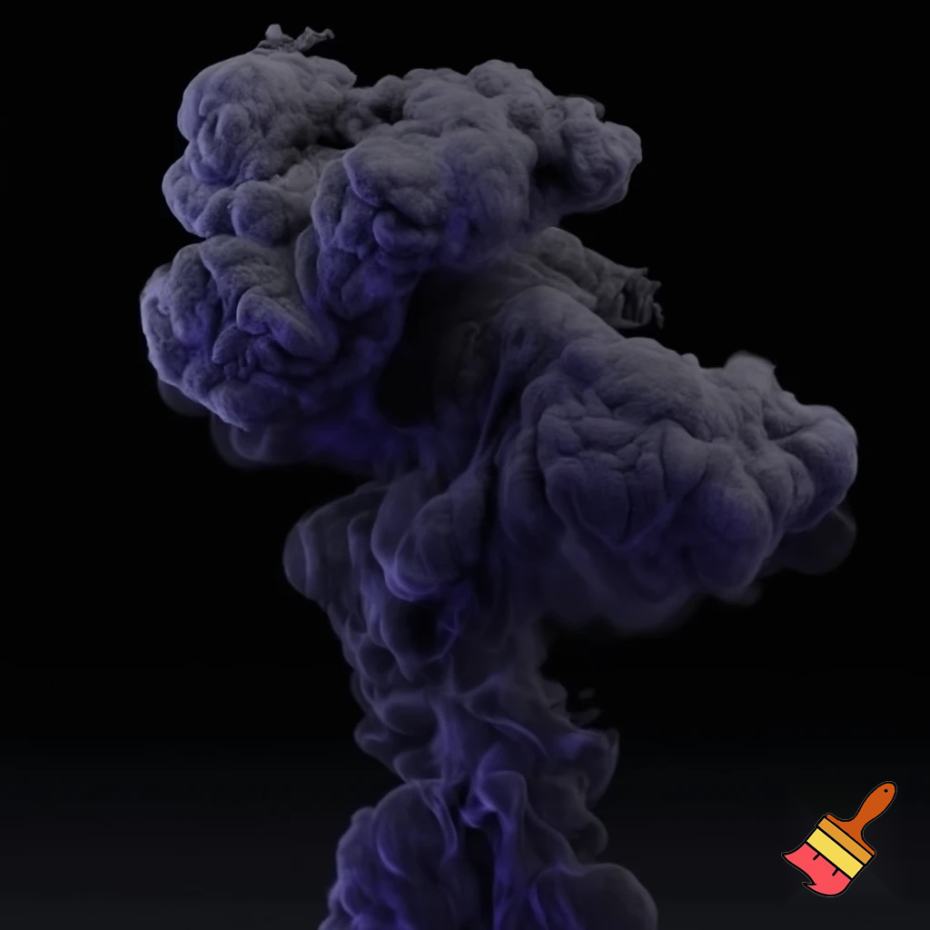 a monster that poses toy, it looks like a puff of smoke