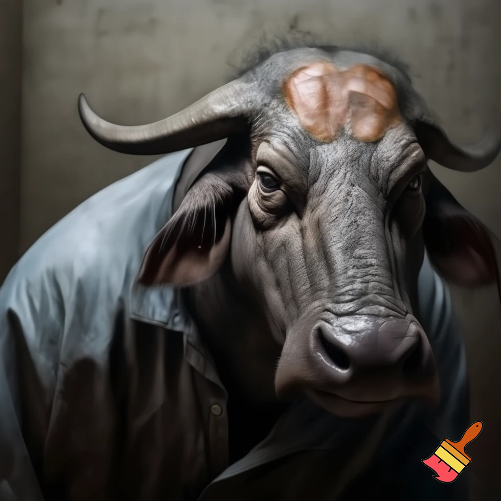 water buffalo 
deadly
feral
guilty 
face tattoo
prison outfit
mugshot