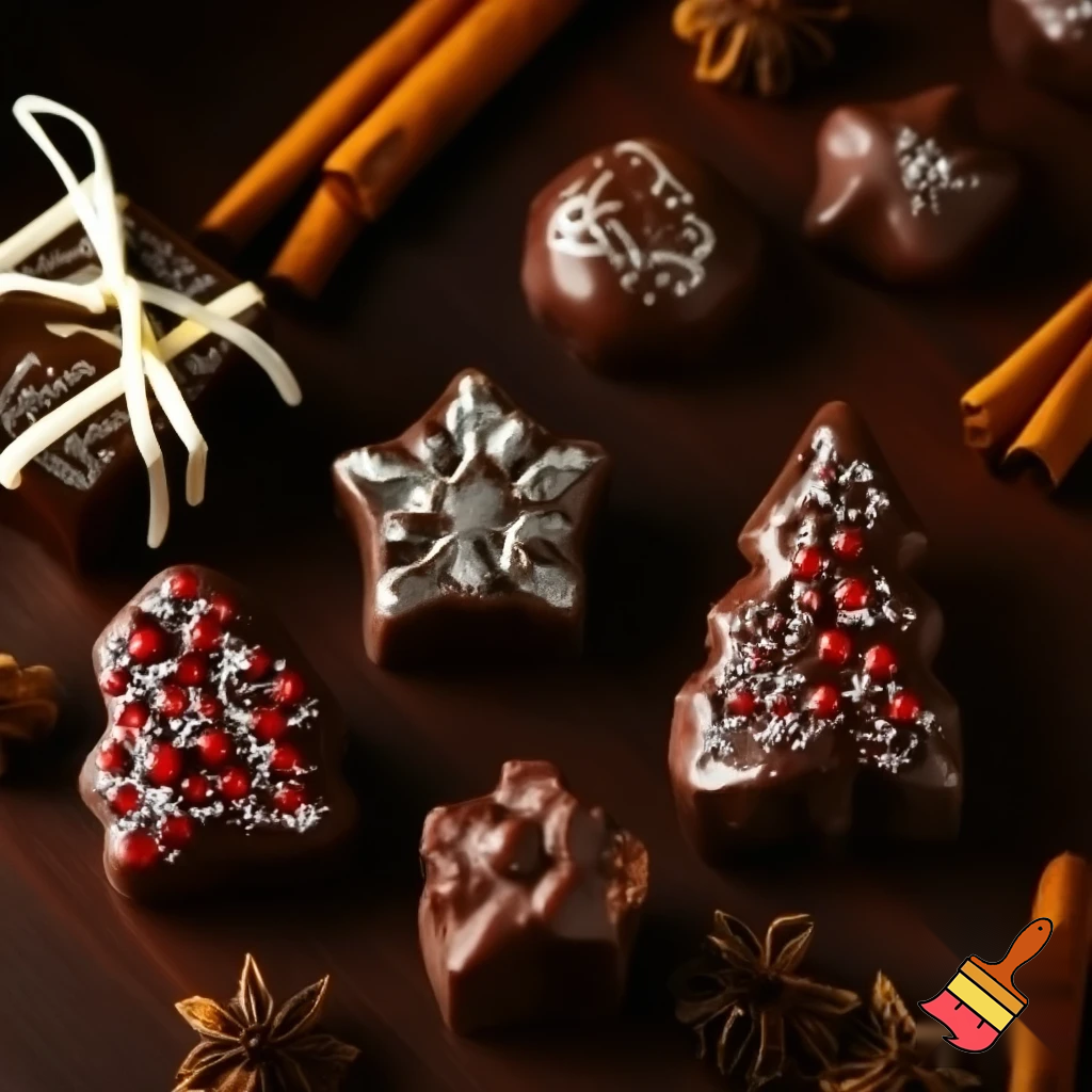Chocolates special chocolate Christmas one
