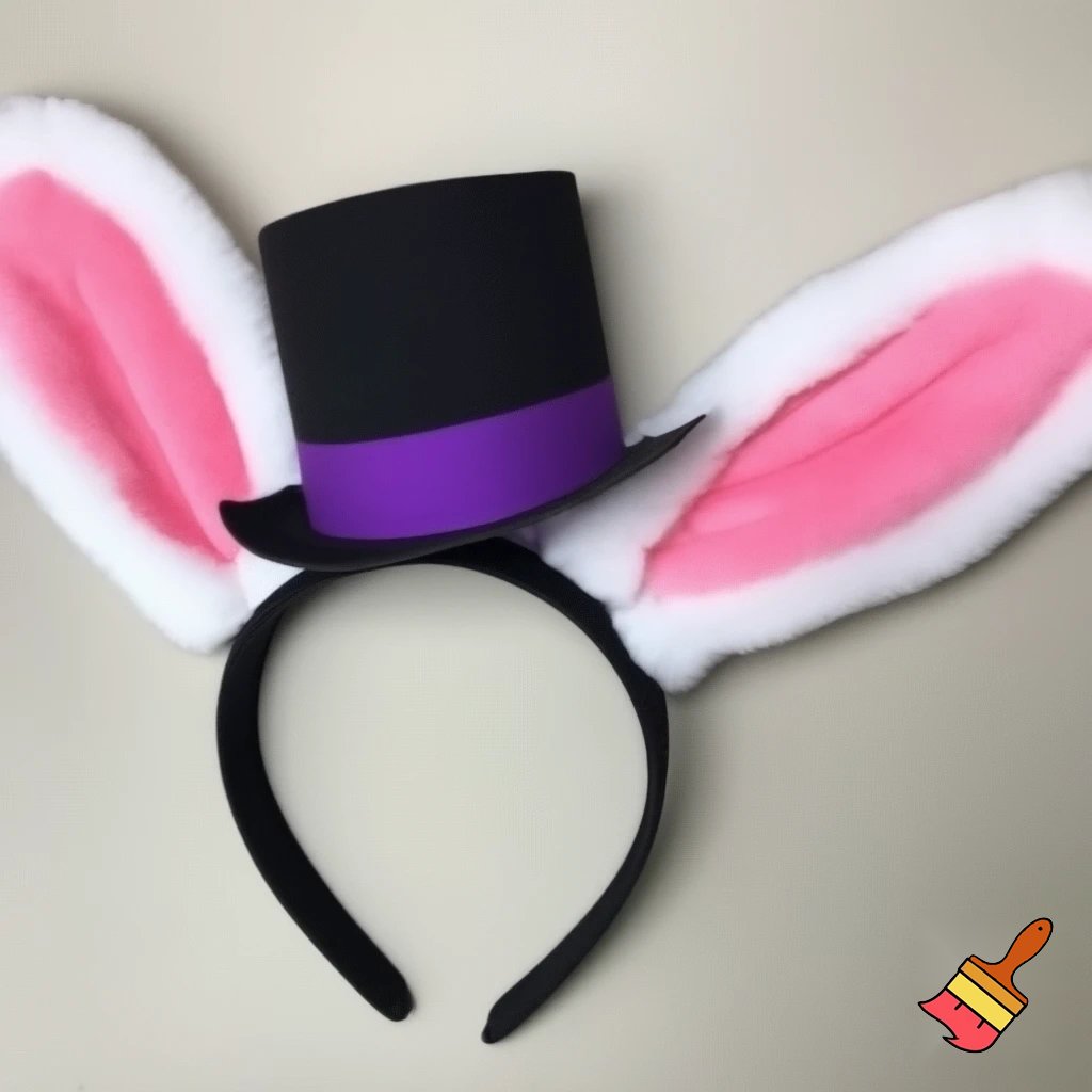 Easter bunny with a top hat Easter advent Easter bunny ears headband