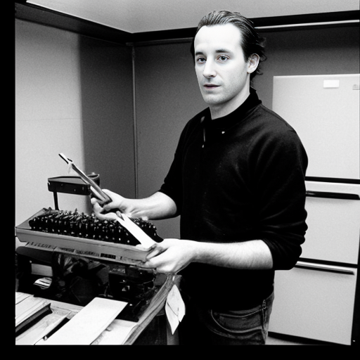 -a famous person doing a normal job.

