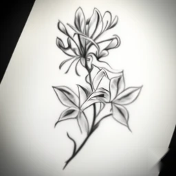 june birth flower tattoo