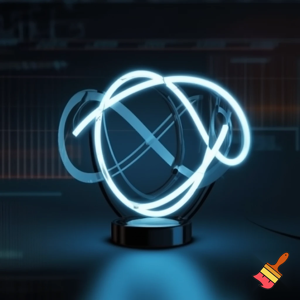 ابتكر لي صورة لوحدة اضائه على شكل الرموز الرياضيه مثل sin cos tan & bay infenity  