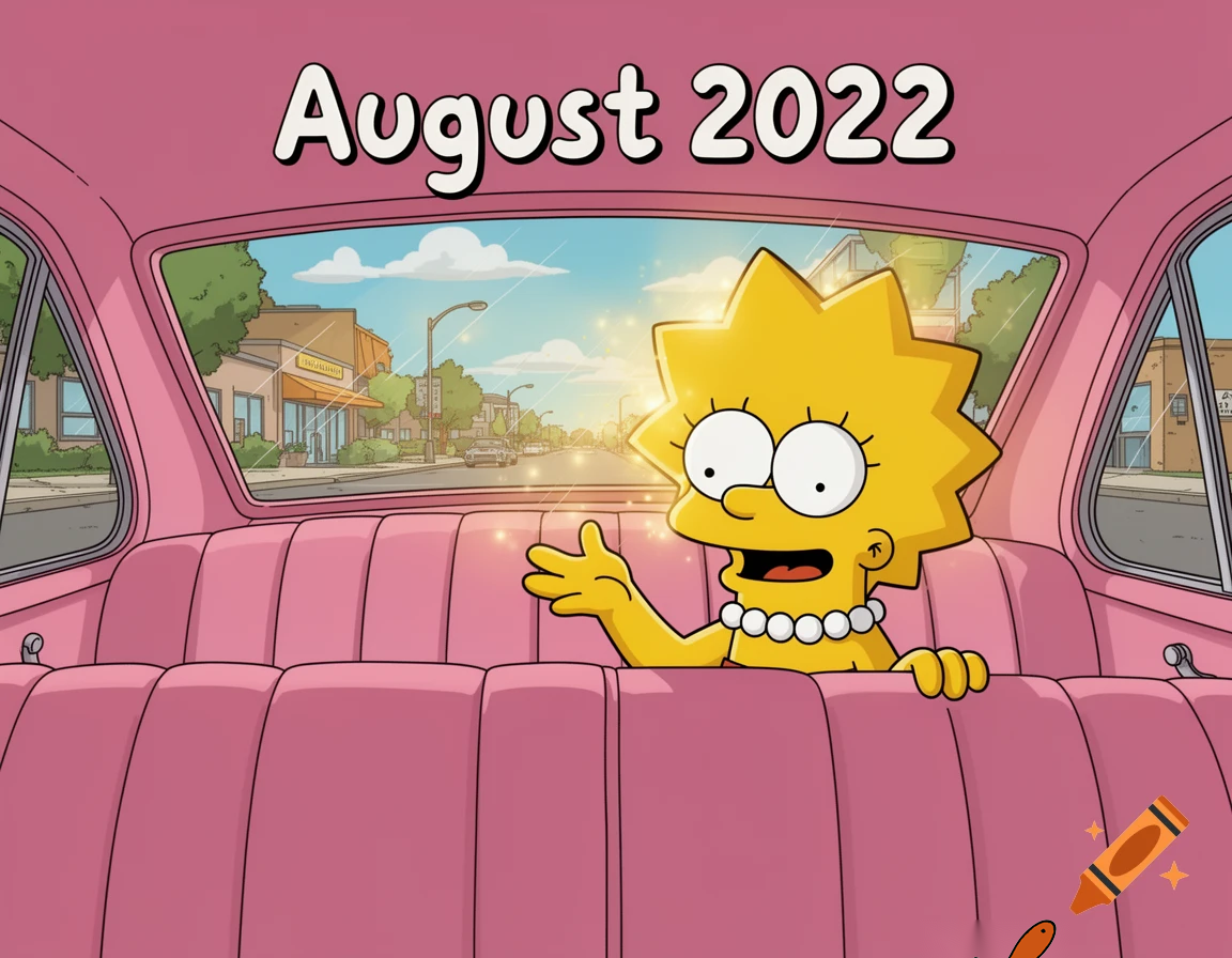 The simpson backseat car lisa talk august 2022