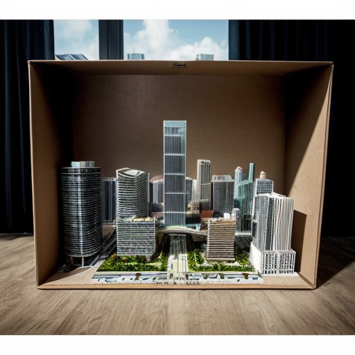 uma foto do projeto de miami (city in a box)
