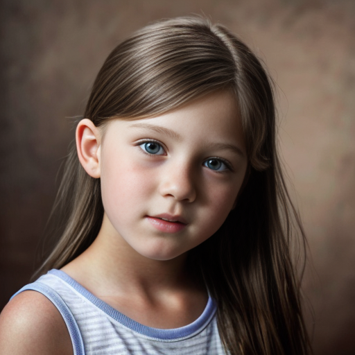 Make a picture of a 12 year old, rich girl