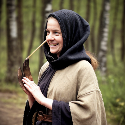 LINDA – THE FOX-EYED

Age: Around 25–26 years

Appearance:

    A face with fine but lively features – always as if about to smile.

    Eyes – bright, golden-amber, slightly elongated, almond-shaped – fox eyes. In the dark, a faint golden glint.

    Hair – chestnut or dark blonde, always tied in a ponytail or braided. A few strands always fall over her face.

    On her cheek – a small dimple that appears when she smiles.

Nose – "fox sense":

    Can smell a person from a hundred paces.

    Detects fear, illness, blood, what someone ate hours ago, whether someone passed through an area.

    Strong, unpleasant smells affect her heavily – headaches, nausea.

Build: Average height, slender, wiry – built for speed and agility.

Clothing and Gear:

    Long black cloak with a hood – reaching just below the knees, light, sturdy fabric, does not rustle.

    Under the cloak – light leather armor, dark brown, almost black, worn from use.

    Trousers of thick wool or soft leather, wide, tucked into boots.

    Boots – low, soft, with thin soles for silent movement.

    On her belt – quiver, a small hunting knife, a leather pouch with flint and other supplies.

Bow:

    Made of yew wood – light, resilient, flexible.

    As tall as she is; she carries it across her back.

    She makes her own arrows – from birch wood, with goose or falcon feathers, iron tips.

Past:

    Born in a small village at the foot of the mountains.

    As a child, she was considered "strange" – her eyes glowed in the dark, she could smell lies, she knew things before they happened.

    When sickness came to the village, she realized it came from the well. The elders did not believe her.

    They accused her of being cursed. A mob gathered at her house.

    Her father protected her, but she was banished forever. He gave her his bow and said: "Go, child. Do not return."

    She lived alone in the forest for years.

How She Joined:

    She tracked Borin out of curiosity. She followed him for three days.

    He noticed her, left her food, and did not chase her away.

    She chose to stay on her own.

Personality:

    The funniest member of the company – always joking, mocking nearly everything.

    Jokes to keep from crying – hides her pain behind laughter.

    Beneath the humor hides a deep wound from her banishment.

    Fiercely loyal – once she loves someone, she will defend them with everything she has.

    A child in a woman's body – playful, curious, sometimes misunderstood.

Skills:

    The finest hunter and tracker.

    Can move unseen anywhere.

    Shoots fast and true – can hit a coin from fifty paces.

    Knows herbs, mushrooms, animals – what is edible, what heals, what kills.

Relations with Others:

    Borin: Sees him as a father, even though she teases him.

    Garret: Teases him the most, but deeply respects him.

    Kieran: The first to make him laugh after heavy memories.

    Hedin: Finds him strange, but tolerates him.

    Finn: Treats him like a younger brother – protects him, teases him, teaches him.

