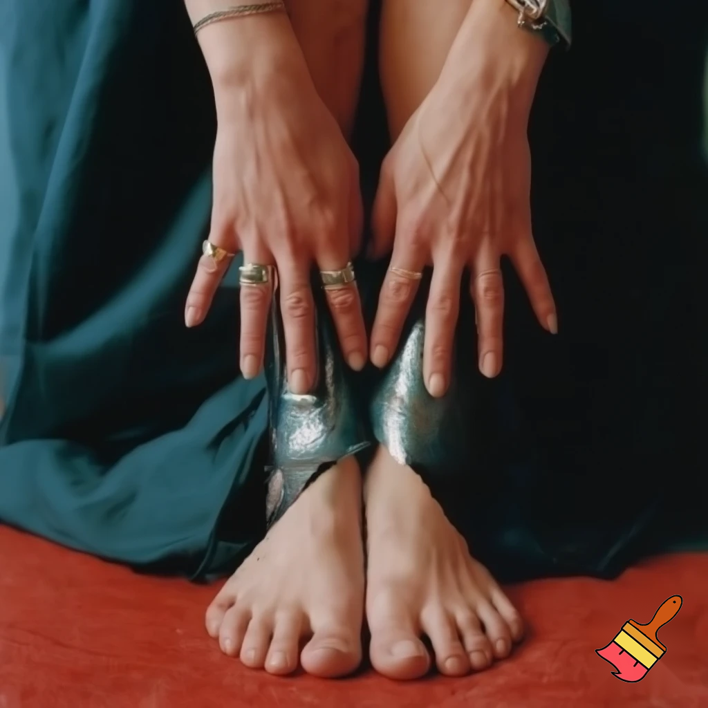 Foot fetish sophisticated art from my own photos