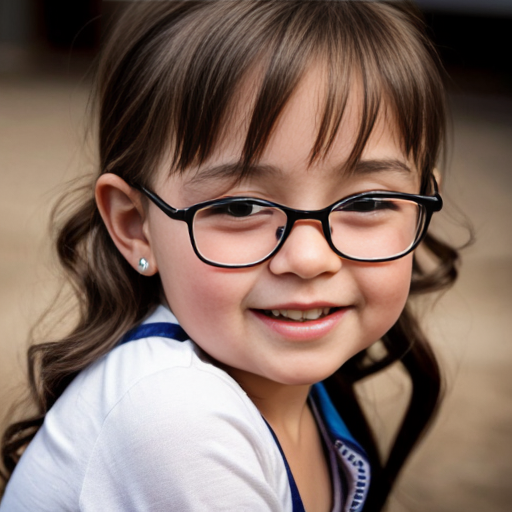 Cute adorable niña Chilindrina glasses con hair lazo curly con verano casual formal elegante sensual sexy con close up whispering touching ear each other secrets con paséo con ciudad 2